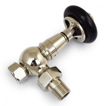 Amberley TRV Cast Iron Radiator Valve - Polished Nickel